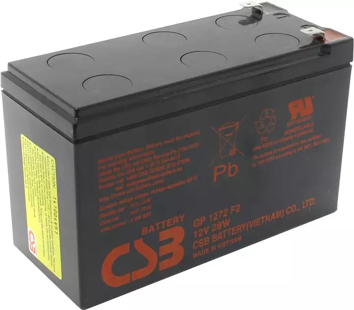 Батарея для источников бесперебойного CSB GP 1272 F2 12V/7.2Ah Батарея для источников бесперебойного CSB GP 1272 F2 12V/7.2Ah