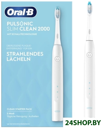 Электрическая зубная щетка Oral-B Pulsonic Slim Clean 2000 (белый) Электрическая зубная щетка Oral-B Pulsonic Slim Clean 2000 (белый)