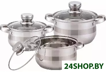 Набор кастрюль KELLI KL-4215 Набор кастрюль KELLI KL-4215