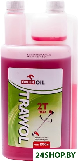 Моторное масло Orlen Oil Trawol 2Т Red 1л Моторное масло Orlen Oil Trawol 2Т Red 1л