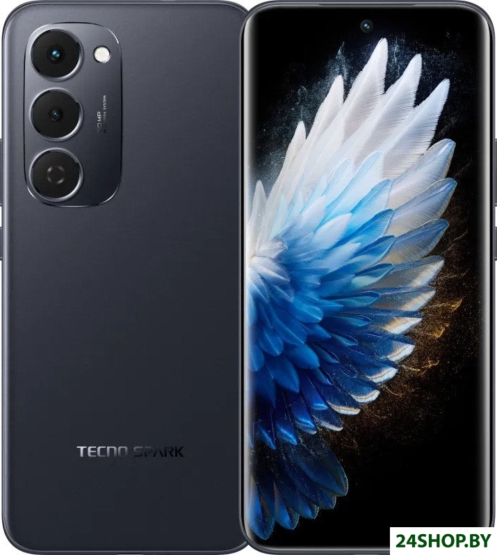 Телефон Tecno Spark 40 Pro+ 8GB/256GB (черная туманность) Телефон Tecno Spark 40 Pro+ 8GB/256GB (черная туманность)