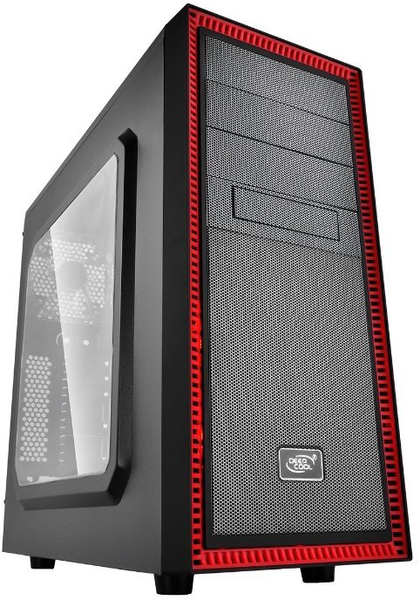 Корпус DeepCool Tesseract SW-RD DP-ATX-TSRBKRD Корпус DeepCool Tesseract SW-RD DP-ATX-TSRBKRD