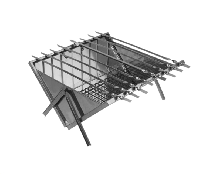 Мангал-дипломат Maclay 5137756 (8 шампуров) Мангал-дипломат Maclay 5137756 (8 шампуров)
