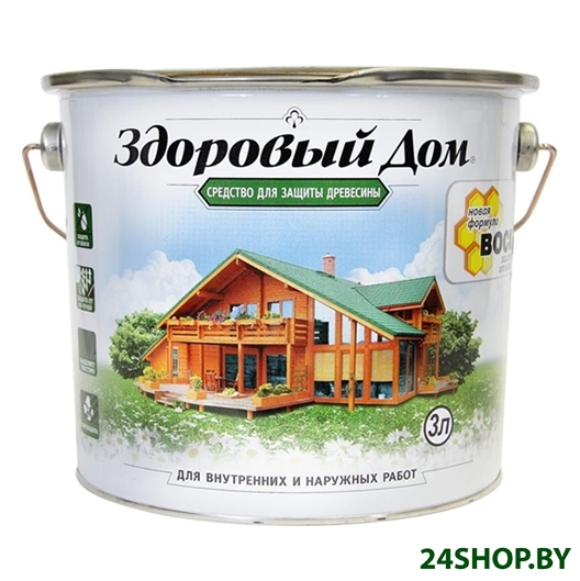 Пропитка Здоровый дом 3 л (дуб) Пропитка Здоровый дом 3 л (дуб)