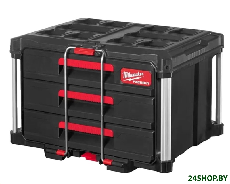 Ящик для инструментов Milwaukee Packout 3 Drawer Tool Box 4932472130 Ящик для инструментов Milwaukee Packout 3 Drawer Tool Box 4932472130