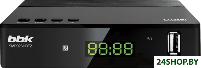 Приставка для цифрового ТВ BBK SMP026HDT2 Приставка для цифрового ТВ BBK SMP026HDT2