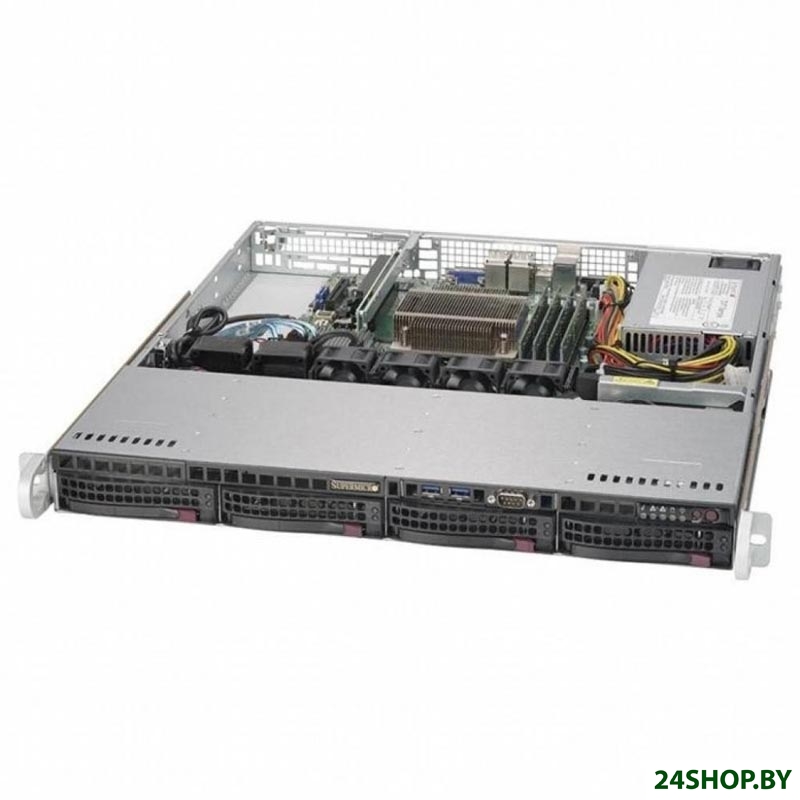 Корпус Supermicro SuperChassis CSE-813MFTQC-350CB Корпус Supermicro SuperChassis CSE-813MFTQC-350CB
