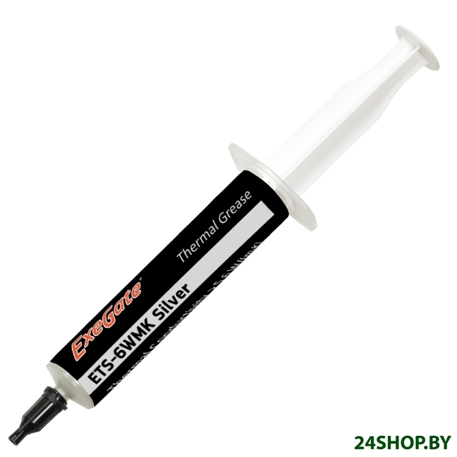 Термопаста ExeGate ETS-6WMK Silver EX282349RUS (30 г) Термопаста ExeGate ETS-6WMK Silver EX282349RUS (30 г)