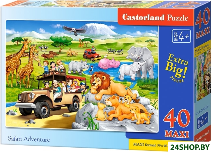 Пазл Castorland Сафари B-040322 Пазл Castorland Сафари B-040322