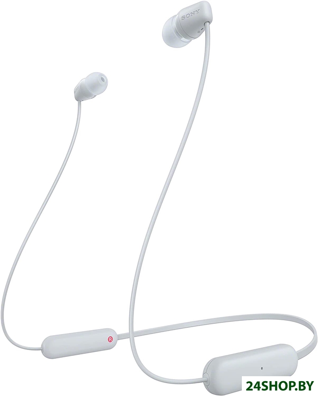 Наушники Sony WI-C100 (белый) Наушники Sony WI-C100 (белый)