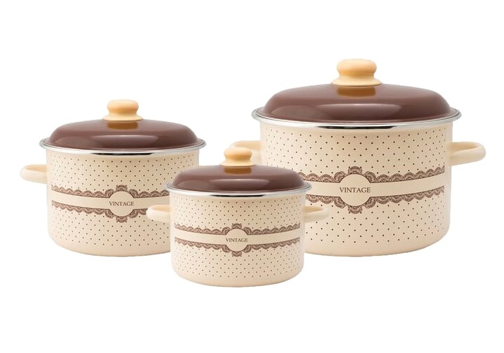 Набор кастрюль Appetite Vintage 6KB191M Набор кастрюль Appetite Vintage 6KB191M