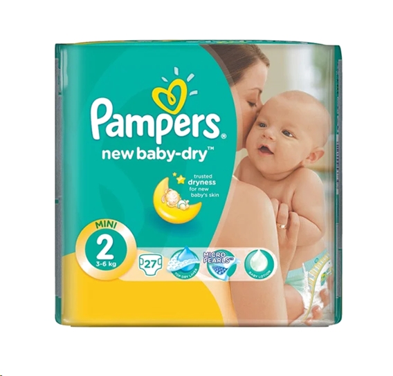 Подгузники Pampers New Baby-Dry 2 Mini (27 шт) Подгузники Pampers New Baby-Dry 2 Mini (27 шт)