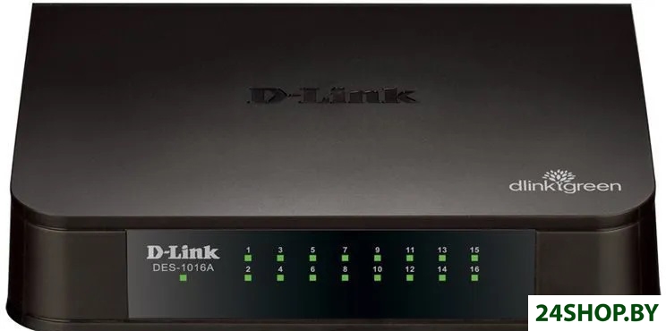 Неуправляемый коммутатор D-Link DES-1016A/E2A Неуправляемый коммутатор D-Link DES-1016A/E2A