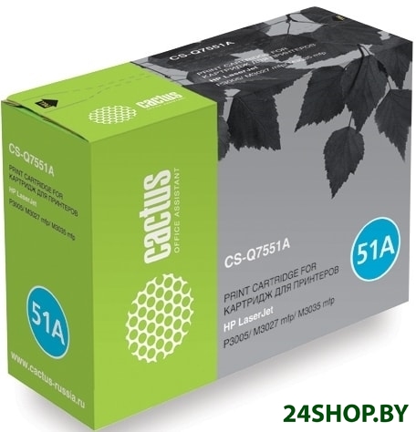 Картридж CACTUS CS-Q7551A (Аналог HP 51A) Картридж CACTUS CS-Q7551A (Аналог HP 51A)