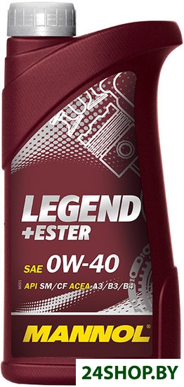 Моторное масло Mannol LEGEND+ESTER 0W-40 1л Моторное масло Mannol LEGEND+ESTER 0W-40 1л