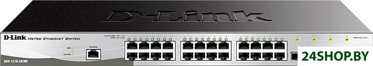 Управляемый коммутатор 2-го уровня D-Link DGS-1210-28/ME/P/B2A Управляемый коммутатор 2-го уровня D-Link DGS-1210-28/ME/P/B2A