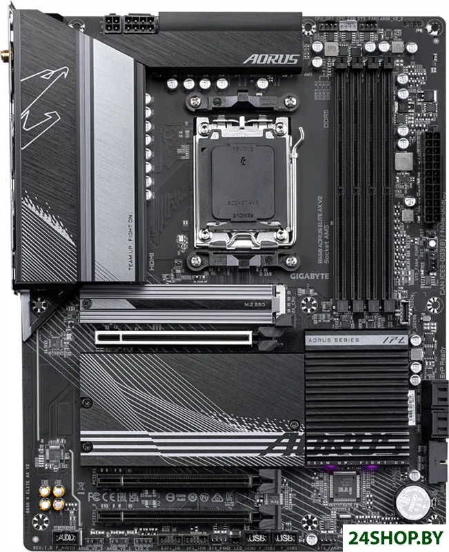 Материнская плата Gigabyte B650 Aorus Elite AX V2 Материнская плата Gigabyte B650 Aorus Elite AX V2