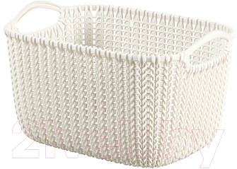 Корзина Curver KNIT S 03674-Х64-00 (белый) Корзина Curver KNIT S 03674-Х64-00 (белый)