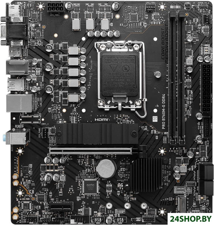 Материнская плата MSI PRO B760M-G DDR4 Материнская плата MSI PRO B760M-G DDR4
