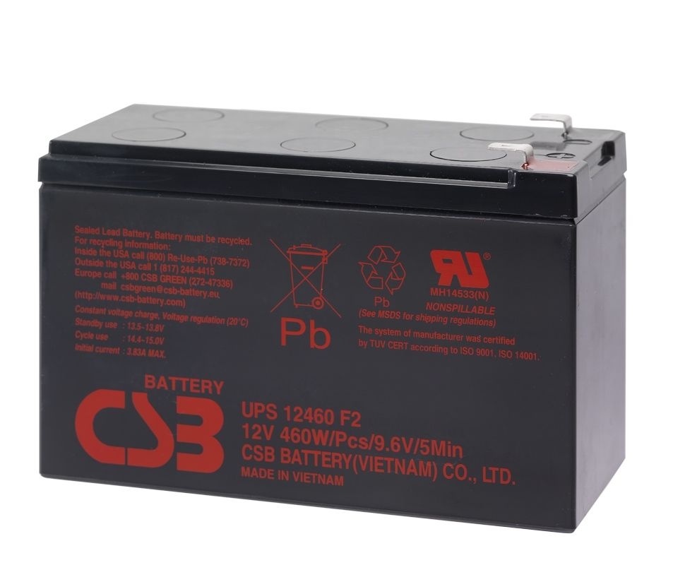 Аккумулятор для ИБП CSB UPS12460 F2 Аккумулятор для ИБП CSB UPS12460 F2