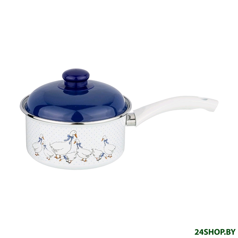 Кастрюля с длинной ручкой Agness Гуси 951-036 Кастрюля с длинной ручкой Agness Гуси 951-036