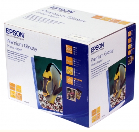 Фотобумага Epson Premium Glossy Photo Paper 13х18 500 листов (C13S042199) Фотобумага Epson Premium Glossy Photo Paper 13х18 500 листов (C13S042199)