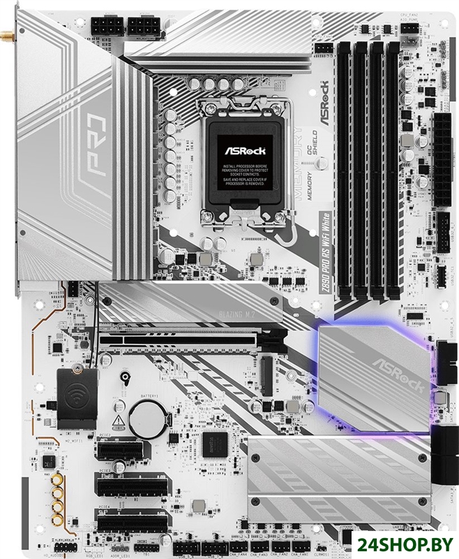 Материнская плата ASRock Z890 Pro RS WiFi White Материнская плата ASRock Z890 Pro RS WiFi White