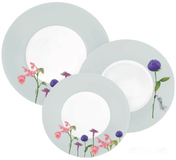 Столовый сервиз Luminarc Rozana Trefle N2170 Столовый сервиз Luminarc Rozana Trefle N2170