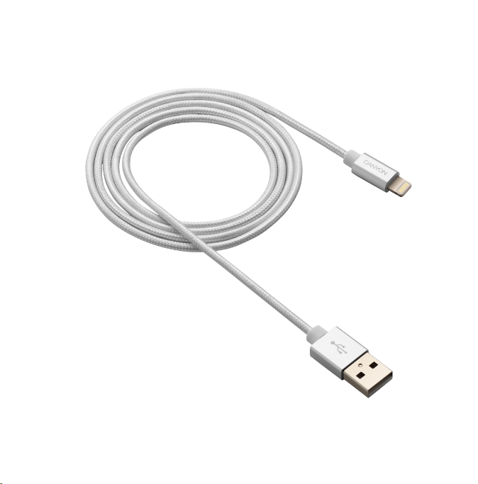 Кабель Canyon CNS-MFIC3PW (белый) Кабель Canyon CNS-MFIC3PW (белый)