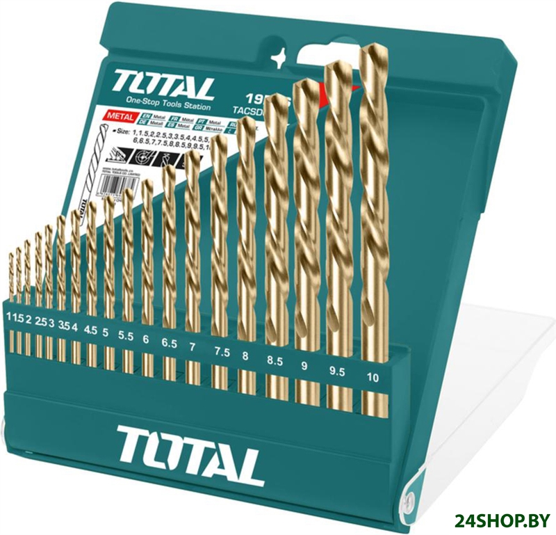 Набор сверл Total TACSD0195 Набор сверл Total TACSD0195