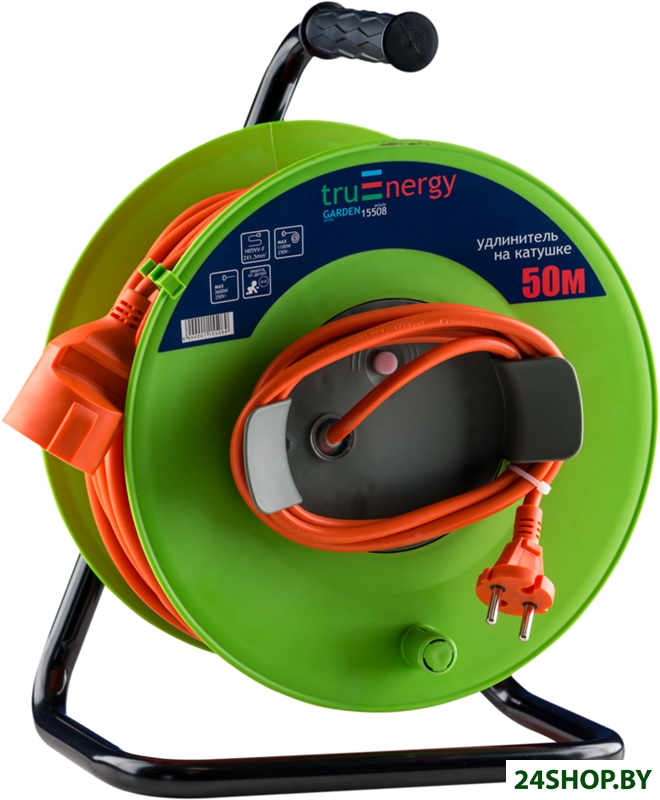 Удлинитель TruEnergy 15508 (50 м, зеленый) Удлинитель TruEnergy 15508 (50 м, зеленый)