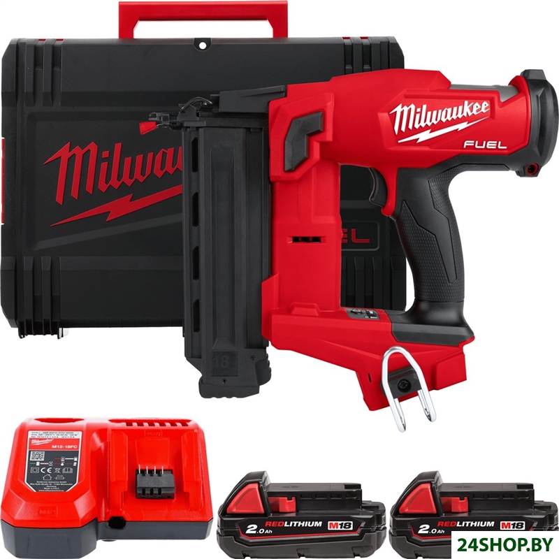 Milwaukee M18FN18GS-202X 4933471407 (с 2-мя АКБ, кейс) Milwaukee M18FN18GS-202X 4933471407 (с 2-мя АКБ, кейс)