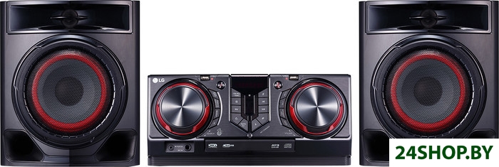 Мини-система LG X-Boom CJ44 (с колонками CJS45F) Мини-система LG X-Boom CJ44 (с колонками CJS45F)
