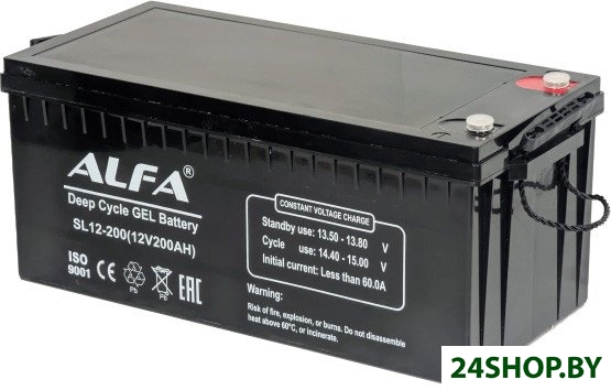 Аккумулятор для ИБП ALFA SL12-200 (12V-200Ah) Аккумулятор для ИБП ALFA SL12-200 (12V-200Ah)