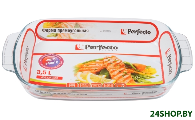 Форма из жаропрочного стекла Perfecto Linea 12-350020 Форма из жаропрочного стекла Perfecto Linea 12-350020