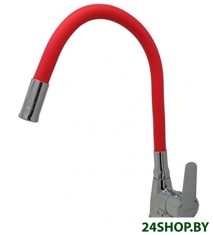 Смеситель Ledeme L4699-1 (хром/красный) Смеситель Ledeme L4699-1 (хром/красный)