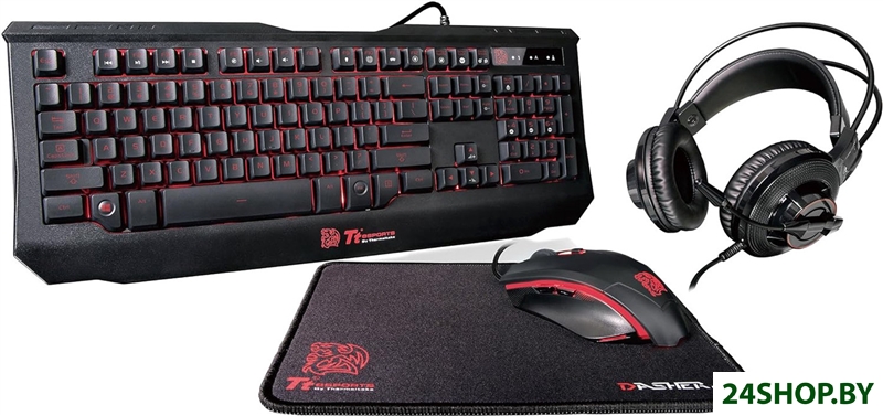 Игровой набор Thermaltake Tt eSports Knucker 4-in-1 Gaming Kit Игровой набор Thermaltake Tt eSports Knucker 4-in-1 Gaming Kit