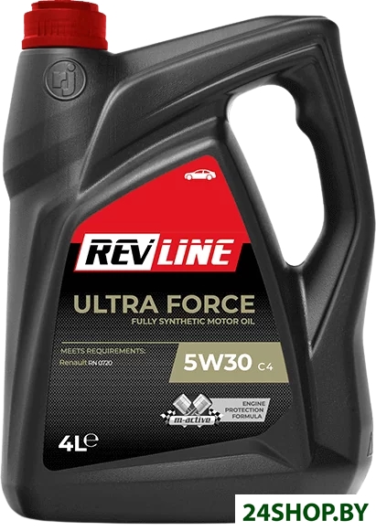 Моторное масло Revline Ultra Force C4 5W-30 4л Моторное масло Revline Ultra Force C4 5W-30 4л
