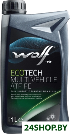 Трансмиссионное масло Wolf EcoTech Multi Vehicle ATF FE 1л Трансмиссионное масло Wolf EcoTech Multi Vehicle ATF FE 1л