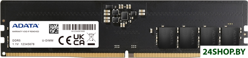 Оперативная память A-Data 16ГБ DDR5 4800 МГц AD5U480016G-S Оперативная память A-Data 16ГБ DDR5 4800 МГц AD5U480016G-S