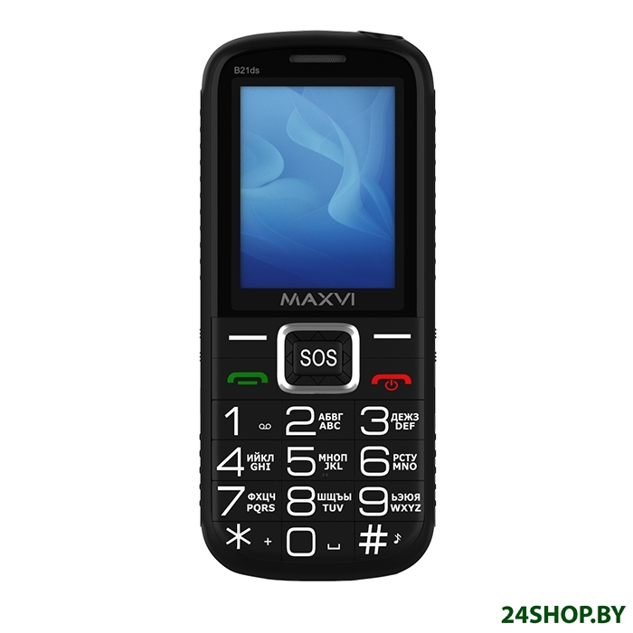 Кнопочный телефон Maxvi B21ds (коричневый) Кнопочный телефон Maxvi B21ds (коричневый)
