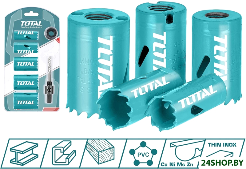 Набор коронок Total TACSH1071 (7 пр.) Набор коронок Total TACSH1071 (7 пр.)