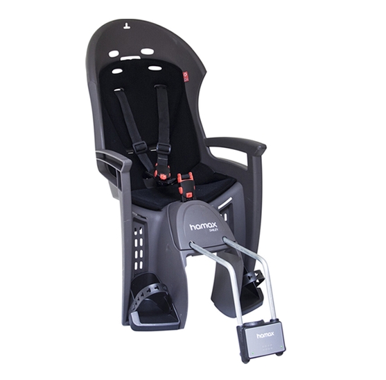 Детское велокресло Hamax Smiley (grey/black) Детское велокресло Hamax Smiley (grey/black)