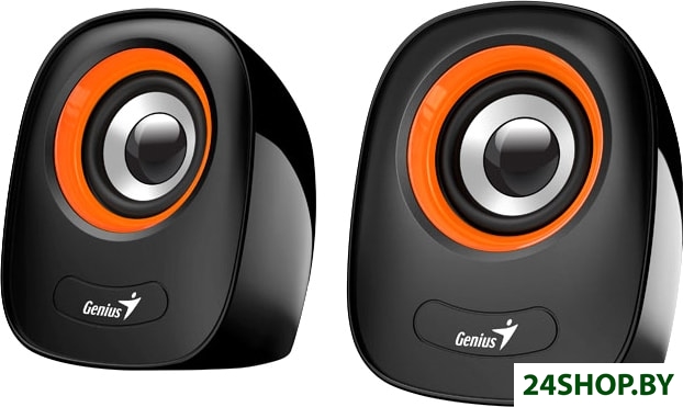 Акустика Genius SP-Q160 (черный/оранжевый) Акустика Genius SP-Q160 (черный/оранжевый)