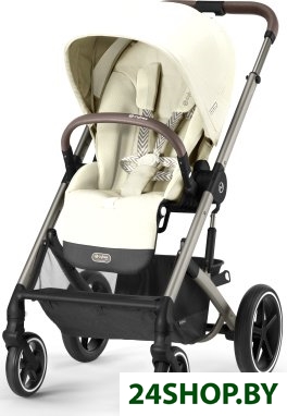 Коляска прогулочная «книга» Cybex New Balios S Lux (seashell beige) Коляска прогулочная «книга» Cybex New Balios S Lux (seashell beige)