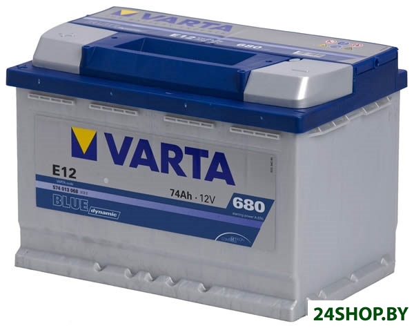 Автомобильный аккумулятор VARTA Blue Dynamic E12 574013068 (74 А/ч) Автомобильный аккумулятор VARTA Blue Dynamic E12 574013068 (74 А/ч)