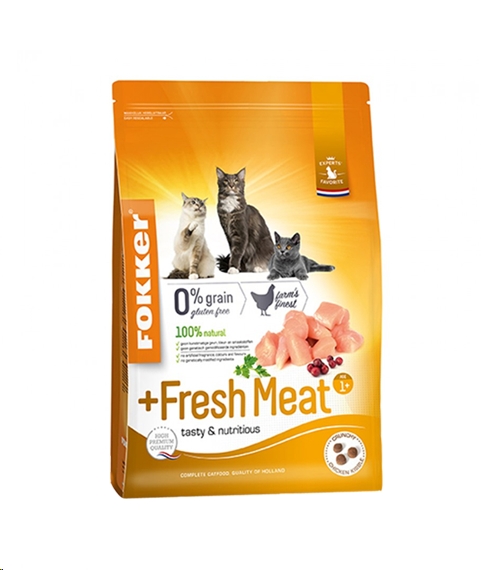 Сухой корм для кошек Fokker Plus Fresh Meat (2,5 кг) Сухой корм для кошек Fokker Plus Fresh Meat (2,5 кг)