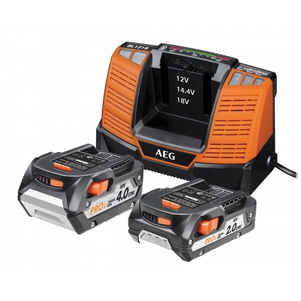Аккумулятор с зарядным устройством AEG Powertools SETLL18X02BL2 4932459176 Аккумулятор с зарядным устройством AEG Powertools SETLL18X02BL2 4932459176