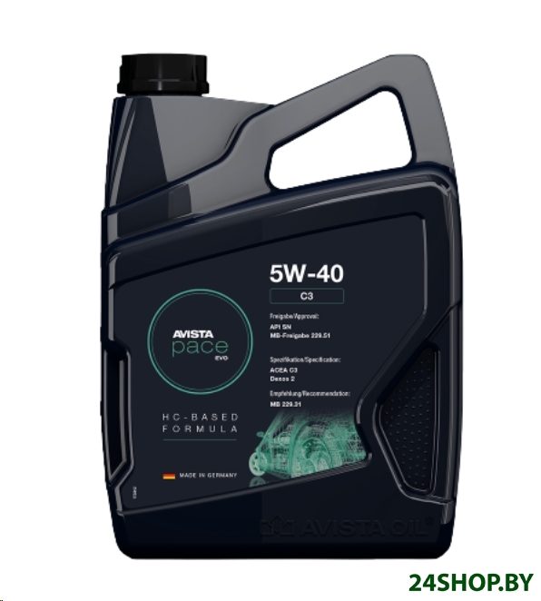 Моторное масло Avista pace EVO C3 5W-30 5л Моторное масло Avista pace EVO C3 5W-30 5л