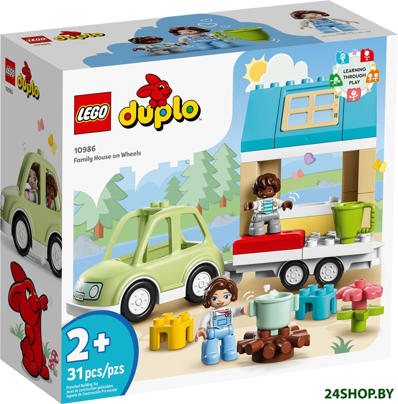 Конструктор LEGO Duplo 10986 Семейный дом на колесах Конструктор LEGO Duplo 10986 Семейный дом на колесах